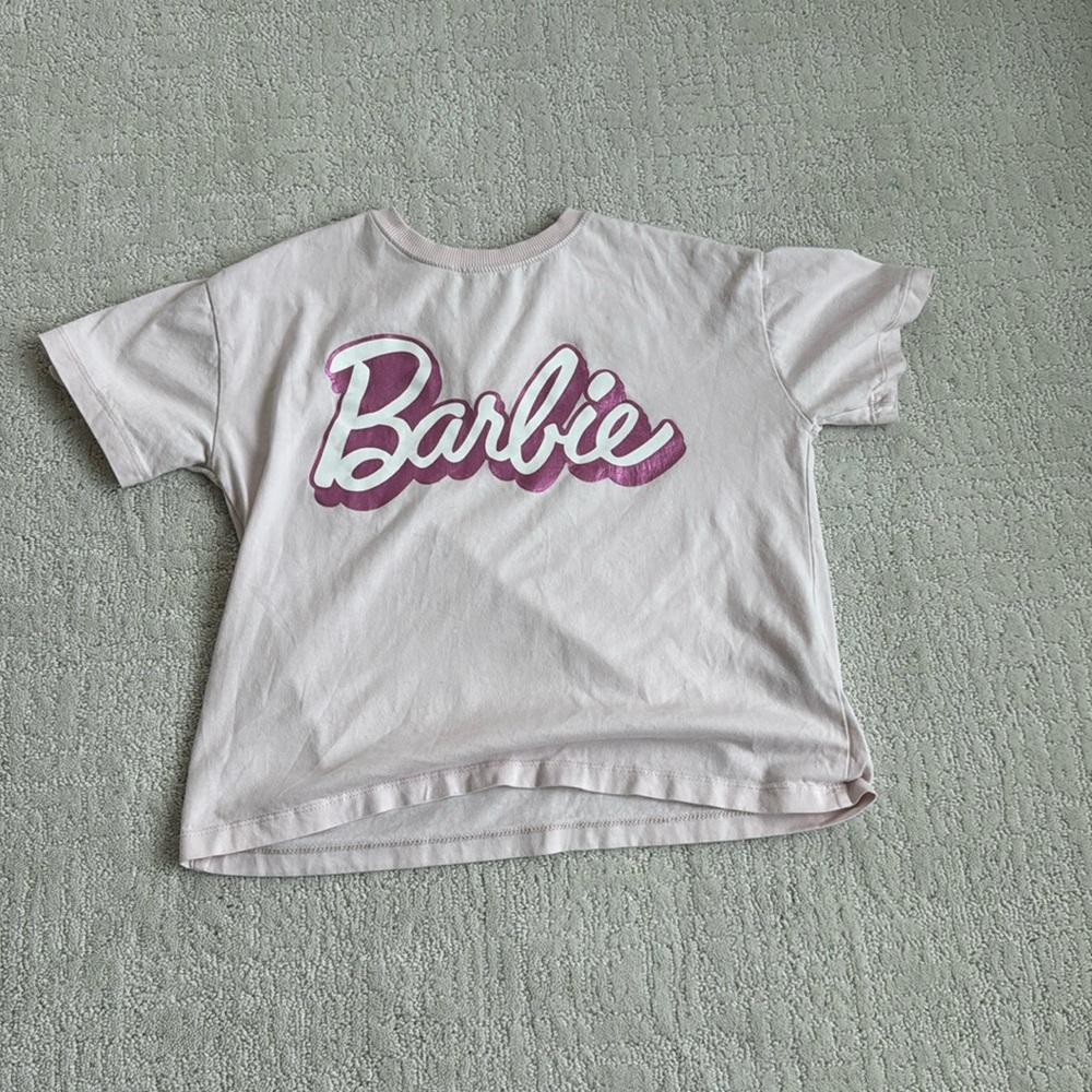 Pink Barbie shirt for girls